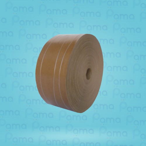 5 un. Fita Gomada - Com Reforço - Papel Kraft Natural - Largura 80 mm