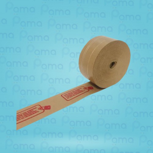 50 Kgs - Fita Gomada - Com Reforço - 1x0 Cor - Papel Kraft Natural - Largura 80 mm