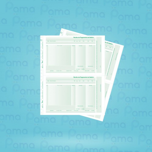 Formulário Contínuo - Holerite - 2 Vias - Lab 2 - Papel Autocopiativo