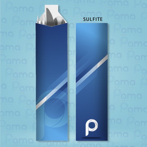 1.000 Porta Talher - Tamanho 71x245 mm - 4x0 cores - Sulfite 90 g